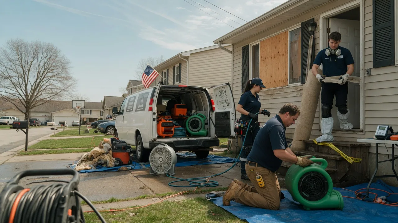 Water Damage Restoration in New Salem, IL near me